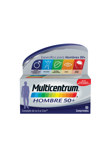 Multicentrum hombre 50+ 60 comprimidos