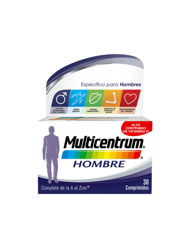 Multicentrum hombre 30 comprimidos