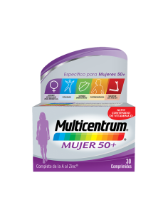 Multicentrum mujer 50+ 30 comprimidos