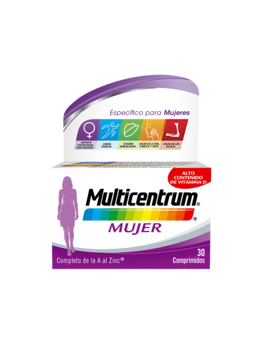 Multicentrum mujer 30 comprimidos