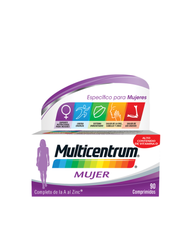 Multicentrum mujer 90 comprimidos