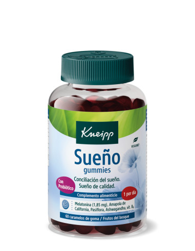 Kneipp sueño 60 gominolas