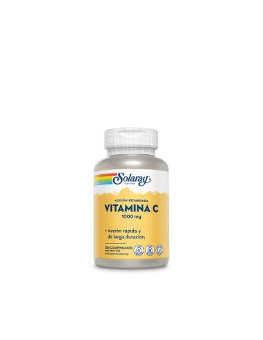 Solaray vitamina C 1000 mg 100 comprimidos