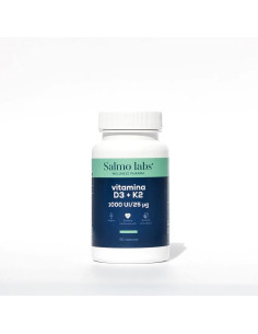 Salmo Labs Vitamina D3 + K2 1000UI + 25mcg 100 cápsulas