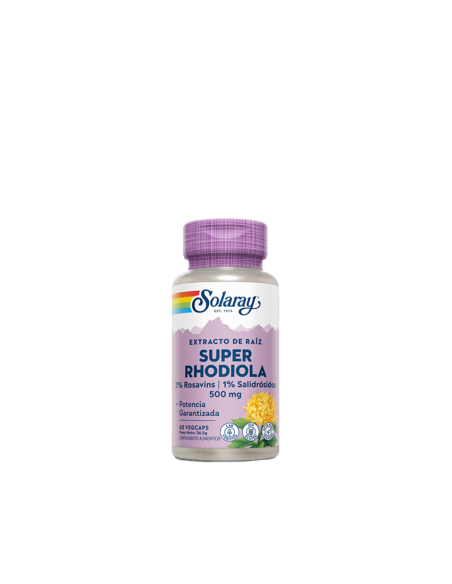 Solaray super rhodiola 60 cápsulas
